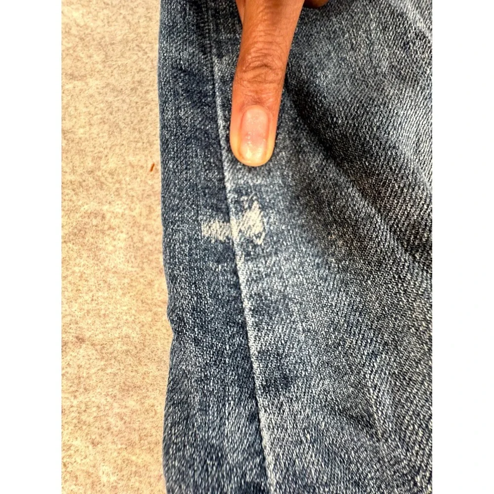 Weatherproof Vintage Slim Straight Jeans Mens 32x30 Blue Denim Mid Rise Stretch